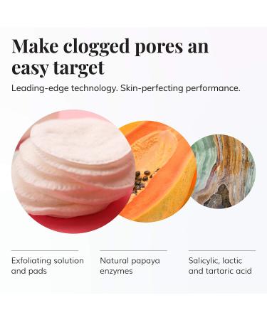 Buy Le Mieux Vita-C Clear Skin Pad | Triple-Action Glycolic Acid Exfoliant Pads with Vitamin C | 30 Pads for Radiant Skin - Buy Online on SooperMarket.com