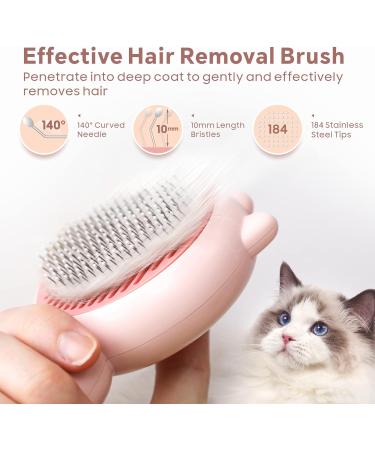 Baytion Self Cleaning Slicker Pet Brush for Cats and Dogs - Grooming Tool for Undercoat Mats, Tangled Hair, and Shed Fur - Buy Online on SooperMarket.com