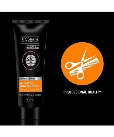 TRESemme Volumising Blow Dry Cream All Hair Types 6x 70ml Professional Quality - Up to 230C Heat Protection - Buy Online on SooperMarket.com