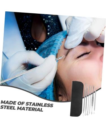 WOONEKY 1 Set Blackhead Removal Tool Specialty Tools Pimple Tool Pimple Remover Stainless Steel Silver - Buy Online on SooperMarket.com