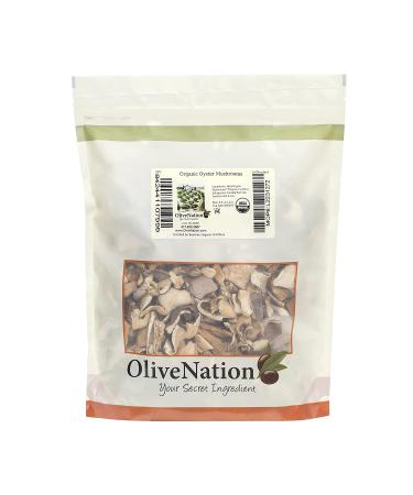 Organic Dried Oyster Mushrooms - Non-GMO, Gluten Free, Kosher, Vegan - 16oz | OliveNation - Buy Online on SooperMarket.com