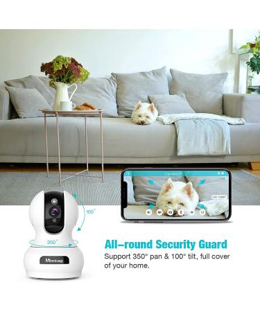 Vimtag Pet Camera - 1080P Night Vision, Two Way Talk, Alexa Compatible - Buy Online on SooperMarket.com