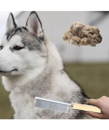 Fengshan Flea Comb - Metal Steel Brush for Dogs Cats & Small Pets | Effective Flea & Lice Removal | Pet Care Accessories - Buy Online on SooperMarket.com
