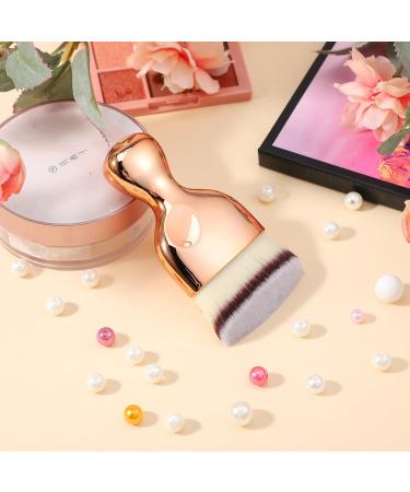 High Density Angled Flat Foundation Brush | Kabuki Makeup Brush for Liquid & Powder Blending - Buy Online on SooperMarket.com