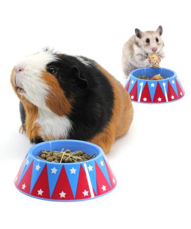 HAYPIGS Guinea Pig Bowl - Circus Themed Junior FOOD CRAVING TAMER Mini Guinea Pig Food Bowl - Hedgehog Bowl - Hamster Bowl - Small Animal Food Bowl Small Bowl