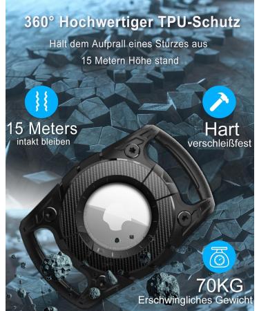 OneOnta Waterproof Airtag Case for Dogs - Dark Pink Airtag Dog Collar - Perfect for Airtag Devices | Ship Internationally - Buy Online on SooperMarket.com