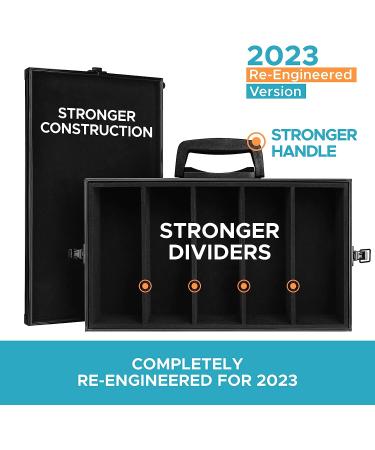 BBB Edition Game Card Storage Case for MTG and Standard Card Games | Includes 8 Dividers | Fits up to 2500 Loose Unsleeved Cards - Buy Online on SooperMarket.com