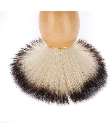 Shavinportable Men's Soft Synthetic Hair Beard Shaving Brush with Wood Handle - Portable Barber Tool | Best Quality Shaving Accessories - Buy Online on SooperMarket.com