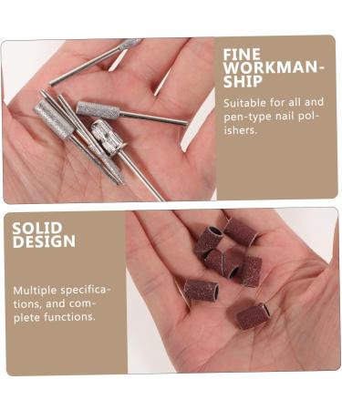 CORHAD 1 Set nail polisher nail polishing head nail sand bands manicure sanding bands professional nail drill nail drill bit pedicure sand belt Stainless Steel. Silicone. Quartz. Ceramics 7.1x5.7cm Picture 2 - Buy Online on SooperMarket.com