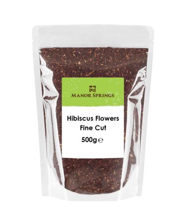 Hibiscus Flowers Fine Cut Loose Tea 500g by Manor Springs