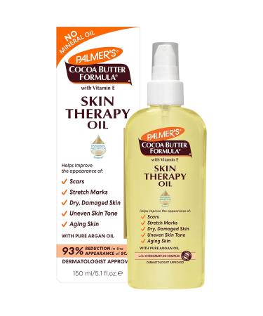 Palmers Cocoa Butter Facial Oil & Body Oil Set for Deep Moisturizing Therapy - 1oz Face Oil & 5.1oz Body Oil Blend - Buy Online on SooperMarket.com