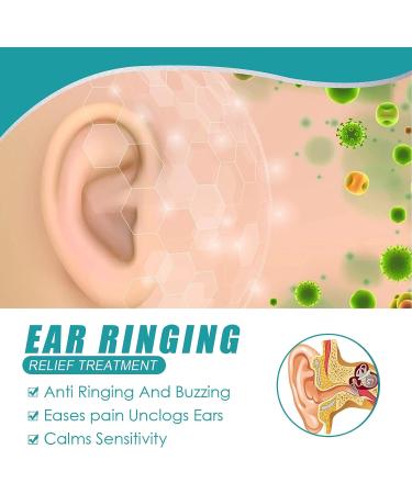 Natural Tinnitus Ear Drops - Earache & Tinnitus Relief Oil - 2PCS 15.8cm x 4.4cm - Buy Online on SooperMarket.com