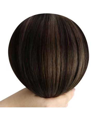 Youngsee 35cm Clip-In Extensions - Real Hair Balayage Ombre Medium Brown 120g (7Pcs) - Thick Remy Hair for Women - Buy Online on SooperMarket.com