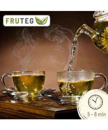 FRUTEG Loser Fruit Tea Mango & Orange 1000 g | Fruit tea loose - finest leaf quality | Summer-sized tea mixture controlled biological cultivation | Fruit tea bio lots 1 kg - Buy Online on SooperMarket.com