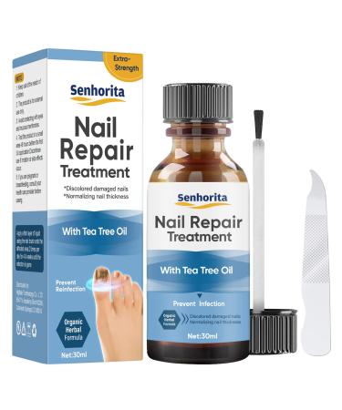 Toenail F ngus Treatment Extra Strength Nail Repair Liquid for Toenail and Fingernail Nail Repair Solution for Thick Cracked Discolored Nails Restore Healthy Nails 1 Count (Nail Repair Liquid)