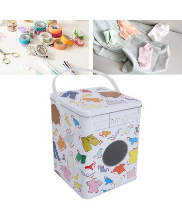 Tin Laundry Detergent Powder Storage Box - Cute and Unique Household Organizer - Buy Online on SooperMarket.com
