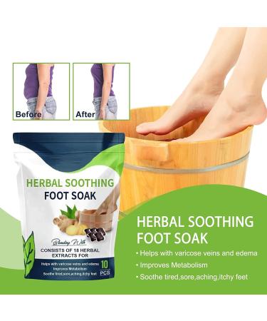 Oveallgo Pro Herbal Detox Foot Soak Beads Herbal Detox Cleansing Foot Soak Beads Herbal Detox Origin Foot Soak Beads Relieve Foot Pressure and Improve Sleep (3 Box) - Buy Online on SooperMarket.com