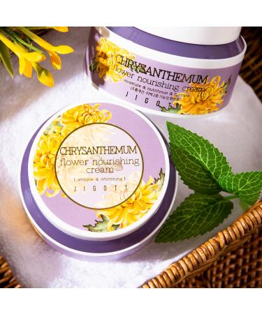 Chrysanthemum Flower Nourishing Cream 3.38 FL OZ | Hydrating Skincare for All Skin Types - Shop Internationally - Buy Online on SooperMarket.com
