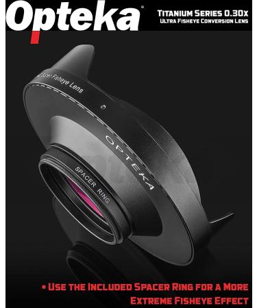 Opteka OPT-SC72FE 72mm 0.3X HD Super Fisheye Lens - Professional Video Camcorders - Buy Online on SooperMarket.com