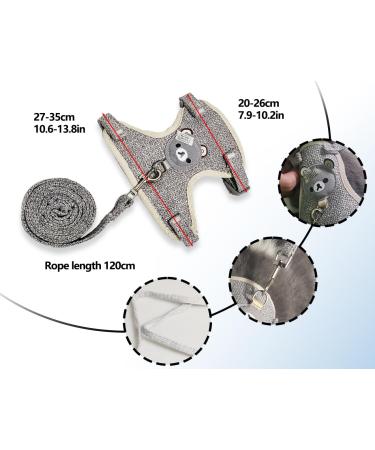 Adjustable Kapsing Rabbit Leash & Accessories | Elastic Leash for Small Animals & Cats with Dishes - Shop Now! - Buy Online on SooperMarket.com