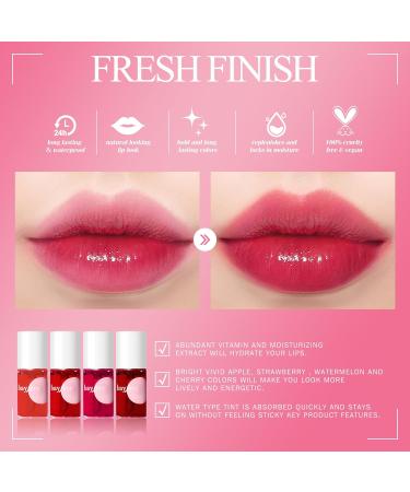 Bayfree Lip Tint Stain Set - Long Lasting, Waterproof, Matte Finish Lip Makeup (Fruit Farm Collection) - Buy Online on SooperMarket.com