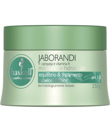Haskell - Linha Jaborandi - Mascara de Hidratacao Carqueja e Vitamina A 250 Gr - (Jaborandi Collection - Carqueja and Vitamin A Hydration Mask Net 8.81 Oz)