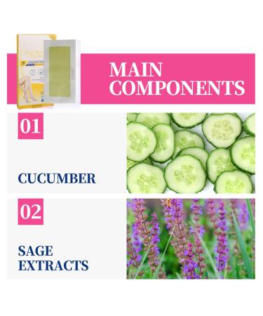 20-Piece Wax Strips Set for Men & Women - Body & Facial Hair Removal | Ideal for Legs Brazilian Arms Armpits & Bikini - Buy Online on SooperMarket.com