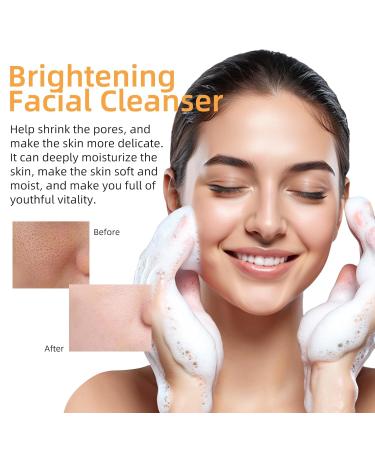 Shop Turmeric Face Wash - Acne Cleanser Kojic Acid Foaming Facial Cleanser for Women | 5.28 FLOZ - Buy Online on SooperMarket.com