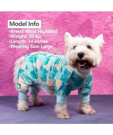 KYEESE Cactus Dog Pajamas - Stretchable Soft Material for Small Dogs & Cats - X-Large - Buy Online on SooperMarket.com