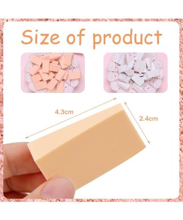 DHWEKU 48 Pieces Make Up Sponge Set Latex-Free Cosmetic Sponges Small Beauty Blender Makeup Sponge for Liquid Foundation Powder Sun Protection and Cream (24 White + 24 Skin Colours) - Buy Online on SooperMarket.com