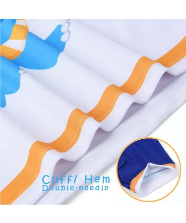 Buy AMZTM Baby Boys UV Protection Dinosaur Swim Set | White Swim Shorts & Swimwear for Kids - International Shipping Available - Buy Online on SooperMarket.com