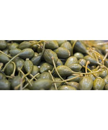 Hymor Caper Berries with Stem - 6x 400g Glass Jars | Authentic Salted Capers from Pribo | Perfect for Tapas & Antipasti - Buy Online on SooperMarket.com