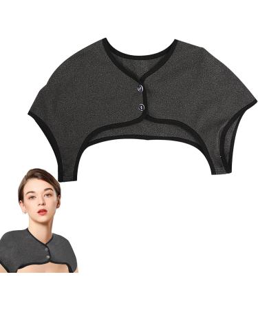 Ulapithi Heated Neck Wrap Pillow - 360 Thermal Collar for All Seasons | Washable Velvet Neck Warmer & Relaxation Solution - Dark Gray - Buy Online on SooperMarket.com