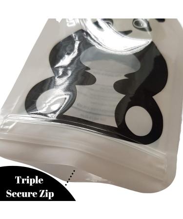 Fill n Squeeze Baby Food Reusable Pouch - Double Zip Bottom Opening - 6 x150ml Panda - BPA & PVC Free - Buy Online on SooperMarket.com