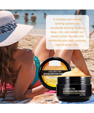 Tanning Accelerator Cream 50g Long Lasting Sunbed Cream Tanning Cream Intensive Tanning Gel Self Tanner Gel Effective in SunBeds Outdoor Sun Rapid Tanning Cream Achieve a Natural Tan - Buy Online on SooperMarket.com