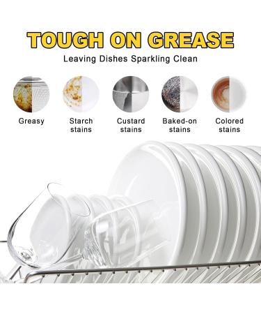 Eco Dishwasher Detergent Sheets - 160 Loads Citrus Lemon Scent Plastic-Free & High-Efficiency Enzyme Strips for Sparkling Clean Dishes - Buy Online on SooperMarket.com