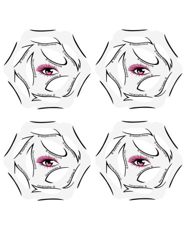 Eyeliner Stencil 4 Sheets 10 Models Each Eyeshadow Stencils 6 in1 Reusable Cat Eyeliner Stickers with Perfect Winged Tip Eyeshadow Stencils