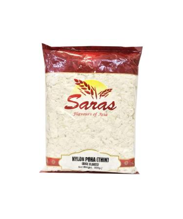 Saras Thin Poha 800G (Rice Flakes) Thin Poha (Rice Flakes)-800g