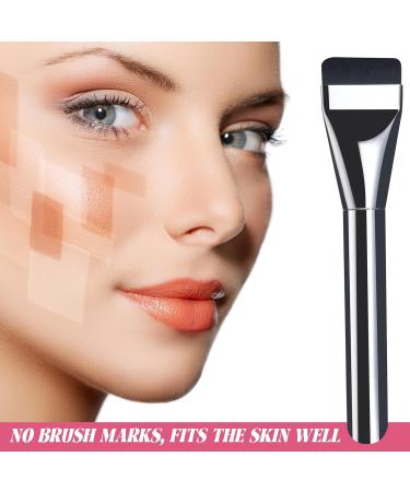 BS-MALL Foundation Makeup Brush Set | 3 Makeup Sponge Blenders | Silver & Pink | International Shipping - Buy Online on SooperMarket.com
