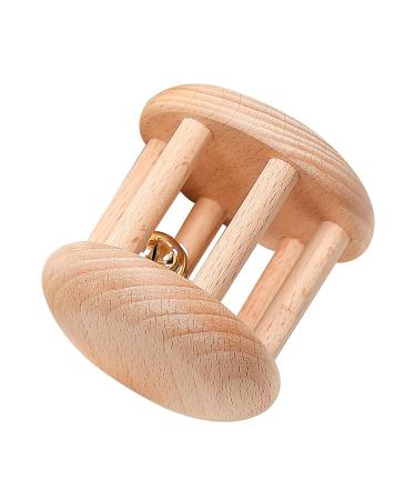 Montessori Toys for Babies | Organic Wooden Bell Rattles | Fun & Intellectual Baby Shower Gifts - Y-WJ04 - Buy Online on SooperMarket.com