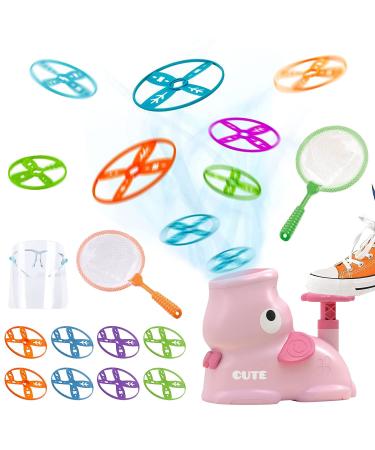 Flying Disc Shooter Toy flight disc launcher flying Stertasts Flying Disc Toys Foot Flying Saucer Launcher Toy Step-on Flying Flying Disc launcher Toy Set Flying Toys Disc Shooter