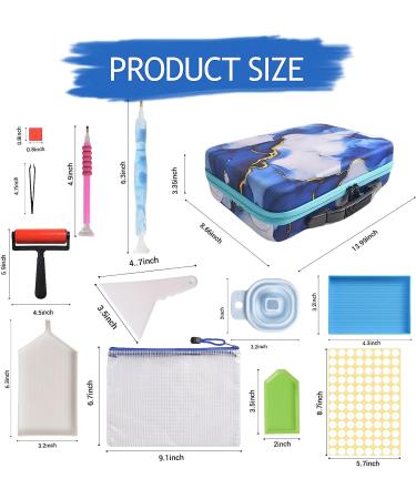 AYIYUN 70 Slots Diamond Painting Storage Containers - DIY Art Craft Organizer Box for Jewelry Beads and Rhinestones - Violets - Buy Online on SooperMarket.com