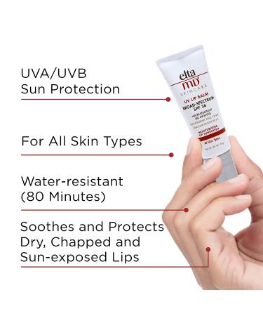 EltaMD UV Lip Balm SPF 36 - Moisturizing Zinc Oxide Lip Sunscreen - Buy Online on SooperMarket.com