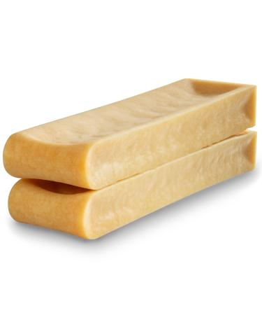 WoW Bites Premium Crauma cheese for dogs: Yak cheese dog cheese rods - Long Kauspass cheese bone - healthy and natural robust and hard -wearing tasty (XXL 2 -pack) XXL (2 pack)