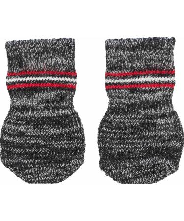 Trixie 19501 Dog Socks Anti-Slip XS S 2 pcs. grey grey XS-Small