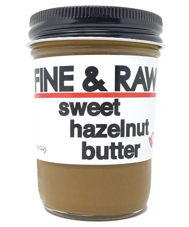 Fine & Raw Organic Hazelnut Butter Spread 8 Ounce – Clean Ingredients, Vegan, and Organic Hazelnut Spread (Sweet Hazelnut)