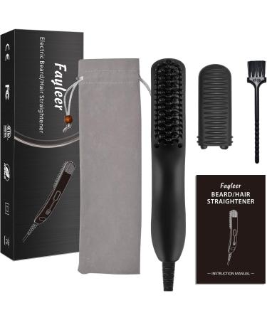 Fayler Bart Gl tteisen Beard Straightener | Beard Glades for Men | 6 Adjustable Temperatures LCD Display Smooth & Style Your Beard! - Buy Online on SooperMarket.com