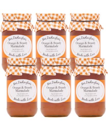 Mrs Darlington's Thick Cut Orange Marmalade With Brandy - 340g - Pack of 6