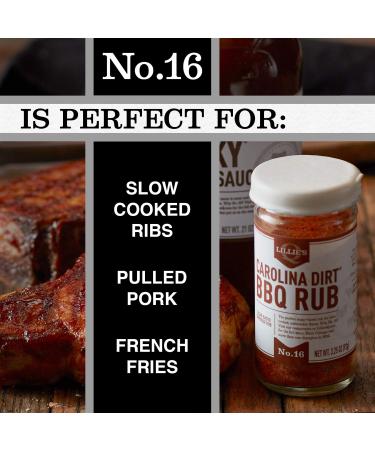 Lillie's Q Carolina Dirt BBQ Rub - Sweet Southern Spice Blend for Ribs, Pork & More (3.25 oz, 2-Pack) - Buy Online on SooperMarket.com