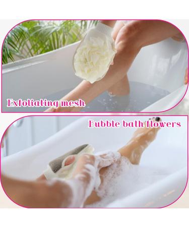 Double-Sided Bath Peeling Glove | Shower Scrubber & Luffa Sponge for Dead Skin Removal | Soft & Effective Exfoliation - Buy Online on SooperMarket.com